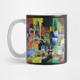 City of London Abstract Painting 845 Mug